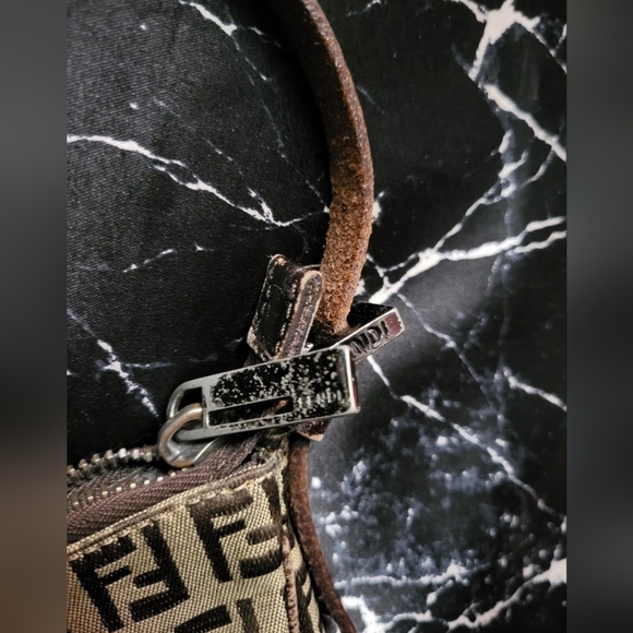 Pre-loved FENDI Vintage Zucchino Pochette Shoulder Bag - Picture 2 of 8